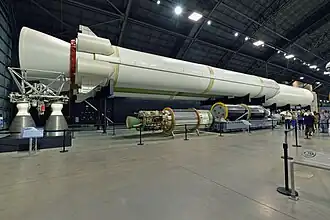 Titan IV-B in the National Museum of the United States Air Force
