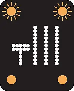 Lane 1 is closed ahead.