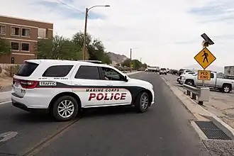 A Dodge Durango (third generation) of the United States Marine Corps Military Police.