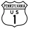 U.S. Route 1 Bypass marker