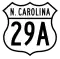 U.S. Highway 29A marker