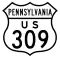 U.S. Route 309 Truck marker