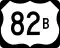 U.S. Highway 82B marker