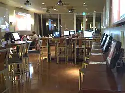 The interior of an uWink Bistro in Mountain View, California, USA