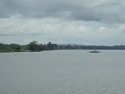 The Clarence River, with the Ulmarra Ferry