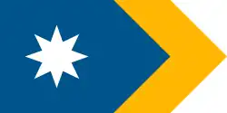 The Unity Flag designed by Murray Bunton