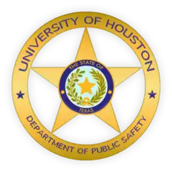 Badge of the University of Houston Police Department