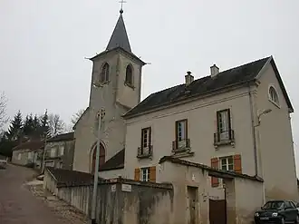The church in Val-Suzon