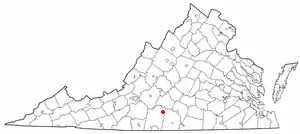 Location of Renan, Virginia