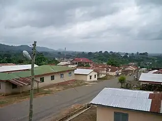 Vakpo as seen from the E.P. chapel.