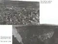 The bird's eye view of the city in 1913 and 1915