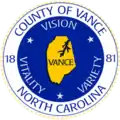 Official seal of Vance County