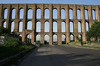 UNESCO World Heritage Site Aqueduct of Vanvitelli, Italy, built by Luigi Vanvitelli