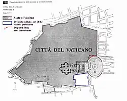 Image 5The territory of Vatican City State according to the Lateran Treaty (from Vatican City)
