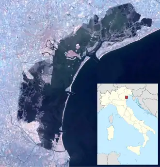 Vignole is located in Venetian Lagoon