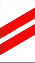 243b: Countdown beacon of the distance to a railroad crossing ahead (100m)