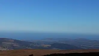 View east from the summit