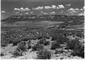 A photo of the Pine Valley Mountains from on top of the Hurricane Fault