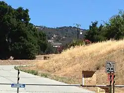 View of Jamesburg Earth Station from Driveway Gate - August 2014