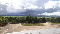 The great view of raining from TU Loikaw.