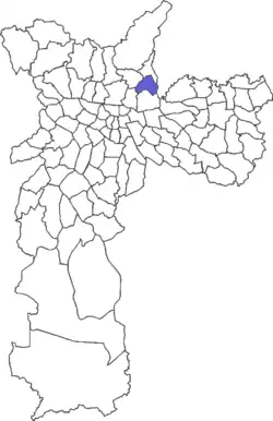 Location in the city of São Paulo