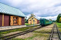 Vilciens Alūksnes stacijā