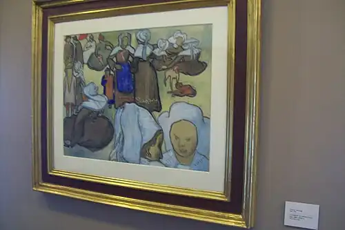 Van Gogh, Breton Women and Children, 1888