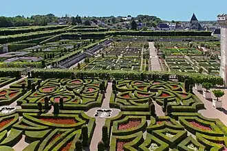 Image 18 The Renaissance style gardens at Chateau Villandry (from History of gardening)