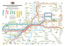 Vinnytsia Transit Map