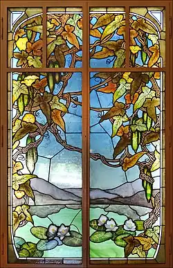 Window by Jacques Gruber (1908–09) (Musée de l'Ecole de Nancy)