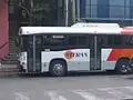 Larger VITRAN bus with old logo.