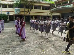 Vivekananda Kendra Students Doing Yoga Exercises