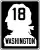 Primary State Highway 18 marker