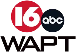 A red circle with a white bold 16 in a geometric sans serif next to and slightly overlapped by the ABC network logo