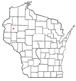 Location of Clinton, Wisconsin