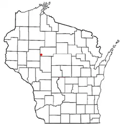 Location of Taft, Wisconsin