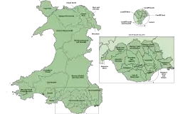 Labelled map of 2024 constituencies
