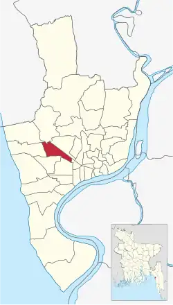 Location of Saraipara