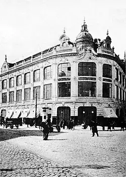 Warenhaus Jandorf an der Belle-Alliance-Straße, Ecke Tempelhofer Ufer, 1898
