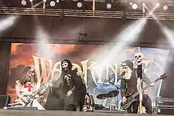 The band performing in 2019