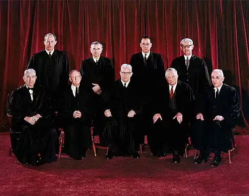 Warren Court, (October 1, 1962 - July 25, 1965)