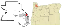 Location of Cedar Mill, Oregon