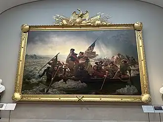 Washington Crossing The Delaware on display at The Metropolitan Museum of Art in New York City in May 2025