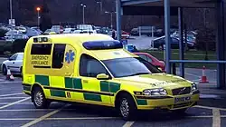 First generation S80 ambulance, RHD model (UK)