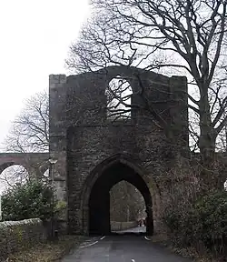 Whalley Gateway from the east
