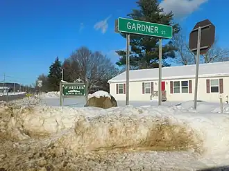 The Wheeler town hall on NY 53.