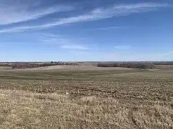View of Whig Valley from Route D southwest of Maitland.