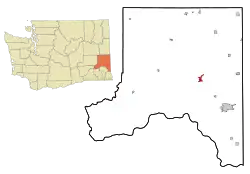 Location of Colfax, Washington