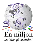 1 million articles on the Swedish Wikipedia (2013)