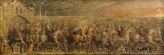 William Blake's painting of the pilgrims in The Canterbury Tales